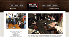 Desktop Screenshot of fogcityleather.com